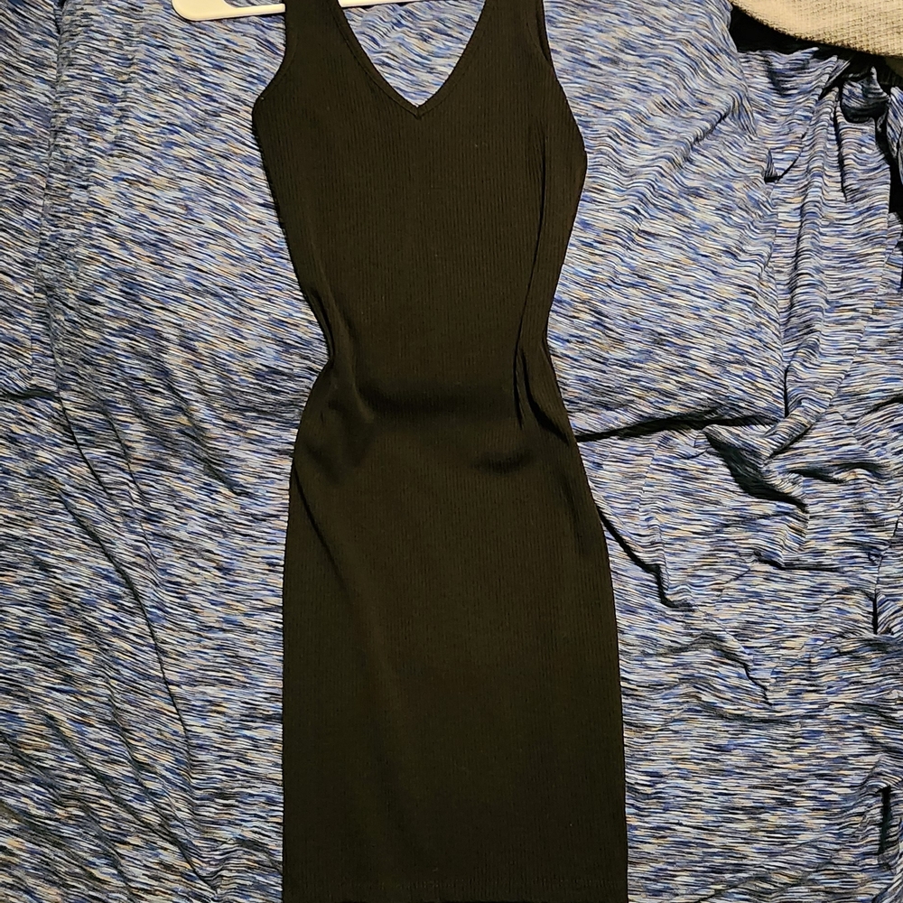 Bodycon Black Midi Dress